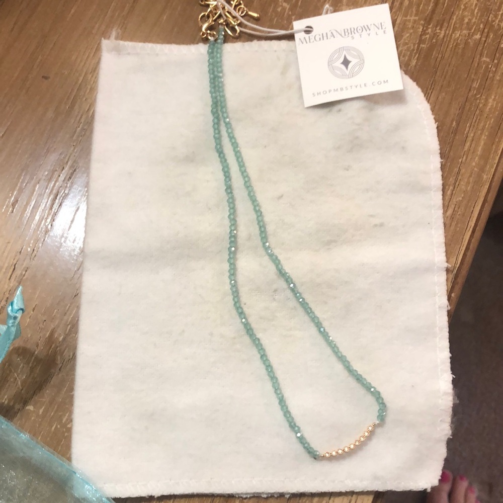 Beautiful turquoise bead necklace